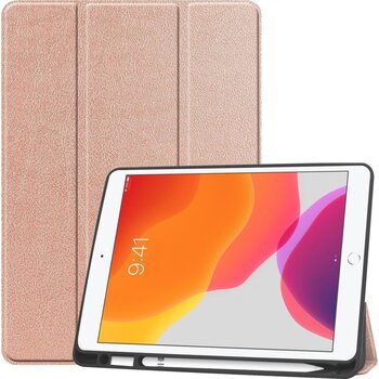 Apple iPad 7 10.2 (2019) Hoesje Book Case - Rose goud