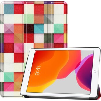 Betaalbare Hoesjes Apple iPad 7 10.2 (2019) Hoesje Book Case - Blokken