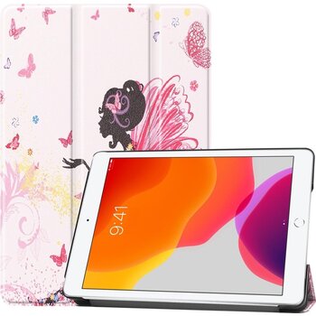 Betaalbare Hoesjes Apple iPad 7 10.2 (2019) Hoesje Book Case - Elfje