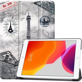 Betaalbare Hoesjes Apple iPad 7 10.2 (2019) Hoesje Book Case - Eiffeltoren