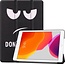 Apple iPad 7 10.2 (2019) Hoesje Book Case - Don't Touch Me