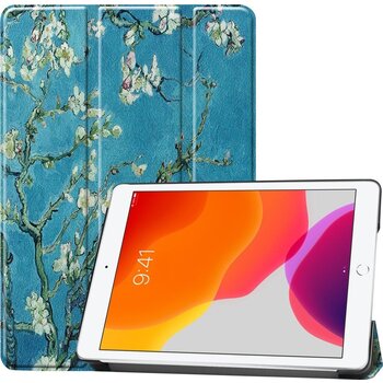 Betaalbare Hoesjes Apple iPad 7 10.2 (2019) Hoesje Book Case - Bloesem