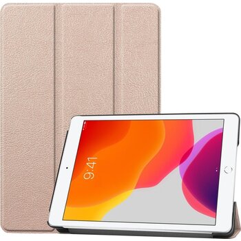 Betaalbare Hoesjes Apple iPad 7 10.2 (2019) Hoesje Book Case - Goud