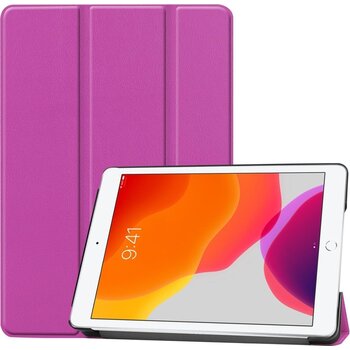 Betaalbare Hoesjes Apple iPad 7 10.2 (2019) Hoesje Book Case - Paars