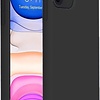 Apple iPhone 11 Pro Max Hoesje Siliconen Hoes Case Cover - Wit