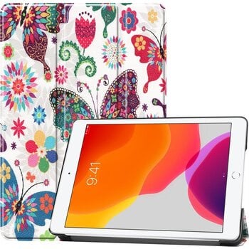 Betaalbare Hoesjes Apple iPad 7 10.2 (2019) Hoesje Book Case - Vlinders