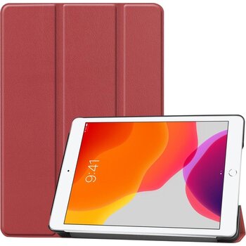 Betaalbare Hoesjes Apple iPad 7 10.2 (2019) Hoesje Book Case - Donkerrood