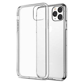 Apple iPhone 11 Pro Hoesje Siliconen Hoes Case Cover - Transparant