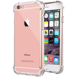 Apple iPhone 6/6s Hoesje Siliconen Shock Proof Hoes Case Cover - Transparant