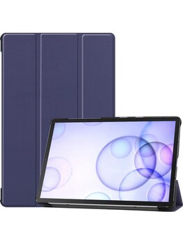 Samsung Galaxy Tab S6 Hoesje Book Case - Donkerblauw