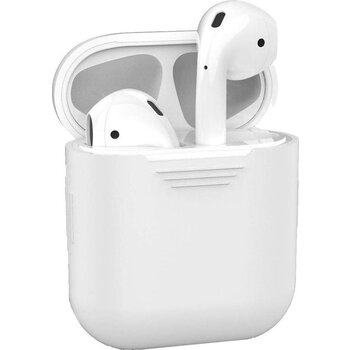 Siliconen Bescherm Hoesje Cover voor Apple AirPods 2 Case Transparant