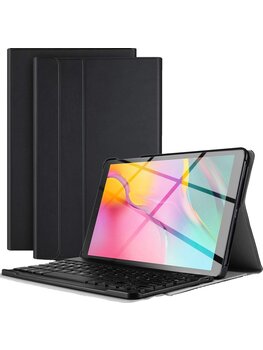 Samsung Galaxy Tab S5e 10.5 2019 Hoesje Bluetooth Toetsenbord Hoes - Zwart