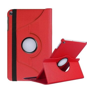 Betaalbare Hoesjes Samsung Galaxy Tab A 10.1 (2019) Hoesje Book Case - Rood