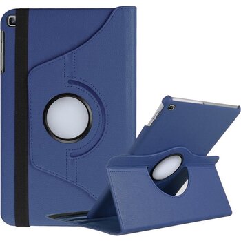 Betaalbare Hoesjes Samsung Galaxy Tab A 10.1 (2019) Hoesje Book Case - Donkerblauw