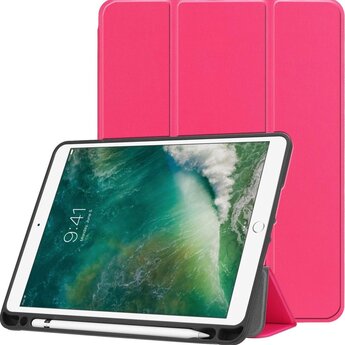 Apple iPad 6 9.7 (2018) Hoesje Book Case - Donkerroze