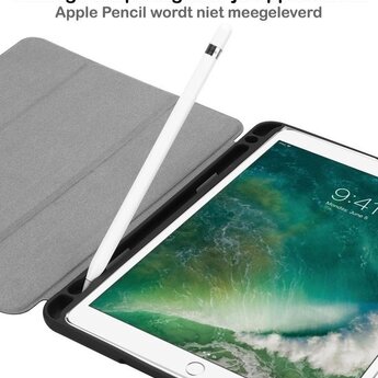 Apple iPad 5 9.7 (2017) Hoesje Book Case - Donkerroze