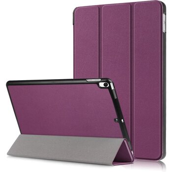 Betaalbare Hoesjes Apple iPad Air 3 10.5 (2019);Apple iPad Pro 10.5 (2017) Hoesje Book Case - Paars