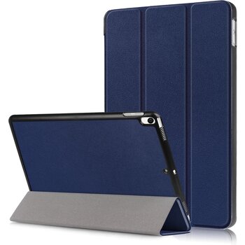 Betaalbare Hoesjes Apple iPad Pro 10.5 (2017) Hoesje Book Case - Donkerblauw