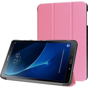 Betaalbare Hoesjes Samsung Galaxy Tab A 10.1 (2016) Hoesje Book Case - Lichtroze