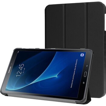 Betaalbare Hoesjes Samsung Galaxy Tab A 10.1 (2016) Hoesje Book Case - Zwart