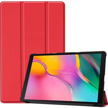 Betaalbare Hoesjes Samsung Galaxy Tab A 10.1 (2019) Hoesje Book Case - Rood