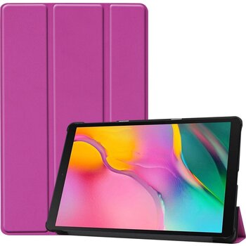 Betaalbare Hoesjes Samsung Galaxy Tab A 10.1 (2019) Hoesje Book Case - Paars