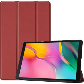 Samsung Galaxy Tab A 10.1 (2019) Hoesje Book Case - Donkerrood