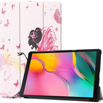 Betaalbare Hoesjes Samsung Galaxy Tab A 10.1 (2019) Hoesje Book Case - Elfje