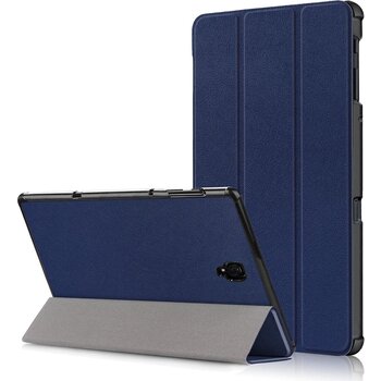 Betaalbare Hoesjes Samsung Galaxy Tab A 10.5 (2018) Hoesje Book Case - Donkerblauw