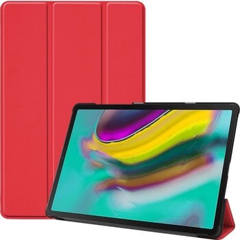 Betaalbare Hoesjes Samsung Galaxy Tab S5e Hoesje Book Case - Rood