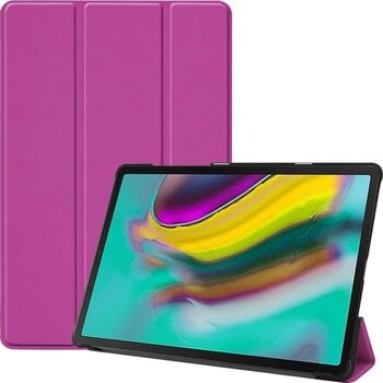 Betaalbare Hoesjes Samsung Galaxy Tab S5e Hoesje Book Case - Paars