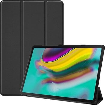 Betaalbare Hoesjes Samsung Galaxy Tab S5e Hoesje Book Case - Zwart