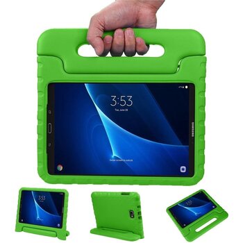 Betaalbare Hoesjes Samsung Galaxy Tab A 10.5 (2018) Hoesje Back Cover - Groen