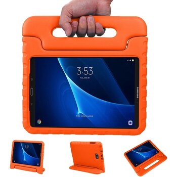 Betaalbare Hoesjes Samsung Galaxy Tab A 10.1 (2016) Hoesje Back Cover - Oranje