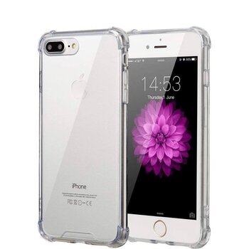 Betaalbare Hoesjes Apple iPhone 7 Hoesje Siliconen Shock Proof Hoes Case Cover - Transparant