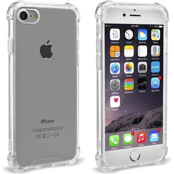 Apple iPhone 7 Hoesje Siliconen Shock Proof Hoes Case Cover - Transparant