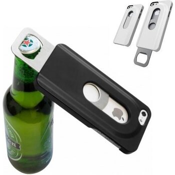 Betaalbare Hoesjes Apple iPhone 4/4s  Hoesje met bieropener - Wit