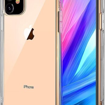 Apple iPhone 11 Hoesje Siliconen Shock Proof Hoes Case Cover - Transparant