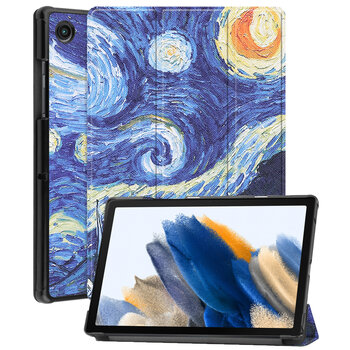 Betaalbare Hoesjes Samsung Galaxy Tab A8 2021 Hoesje Book Case - Sterrenhemel