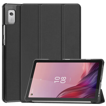 Betaalbare Hoesjes Lenovo Tab M9 Hoesje Book Case - Zwart