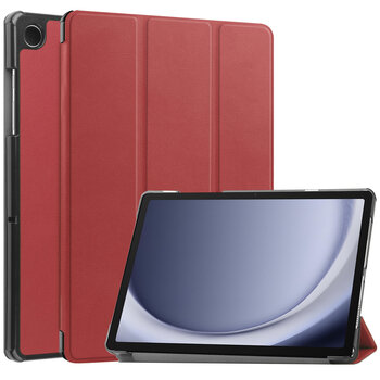 Betaalbare Hoesjes Samsung Galaxy Tab A9 Plus Hoesje Book Case - Donkerrood