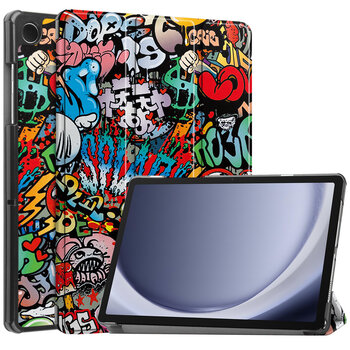 Betaalbare Hoesjes Samsung Galaxy Tab A9 Plus Hoesje Book Case - Graffity