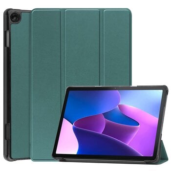 Betaalbare Hoesjes Lenovo Tab M10 (3rd gen) Hoesje Book Case - Donkergroen