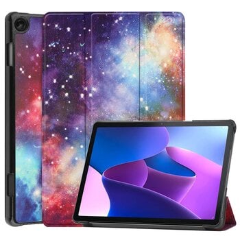 Betaalbare Hoesjes Lenovo Tab M10 (3rd gen) Hoesje Book Case - Galaxy