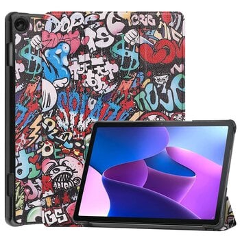 Betaalbare Hoesjes Lenovo Tab M10 (3rd gen) Hoesje Book Case - Graffity