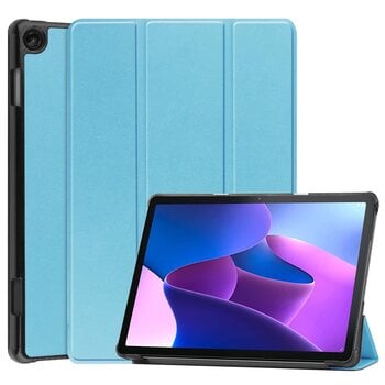 Betaalbare Hoesjes Lenovo Tab M10 (3rd gen) Hoesje Book Case - Lichtblauw