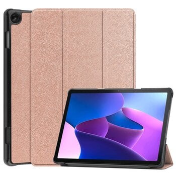 Betaalbare Hoesjes Lenovo Tab M10 (3rd gen) Hoesje Book Case - Rose Goud