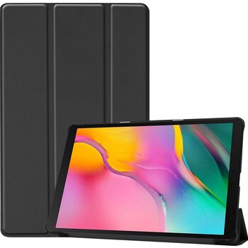 Betaalbare Hoesjes Samsung Galaxy Tab A 10.1 (2019) Hoesje Book Case - Zwart