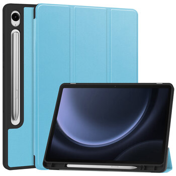 Samsung Galaxy Tab S9 FE Hoesje Book Case - Lichtblauw