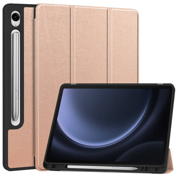 Samsung Galaxy Tab S9 FE Hoesje Book Case - Rose Goud